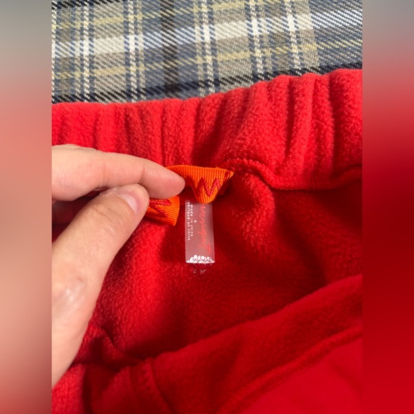 Free People FP Movement Highline Fleece Harem Pants Red NWT - Picture 5 of 14